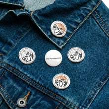 Set of pin buttons
